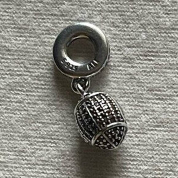 Authentic Pandora American Football Dangle Charm - Picture 4 of 5